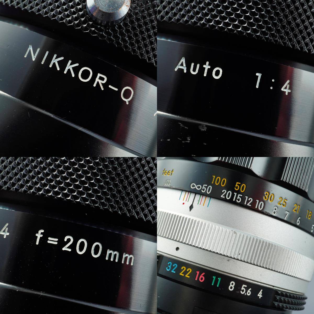 Nikon Nikkor Q Auto 200mm f/4 Ai改 単焦点レンズ