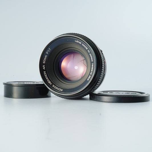 Konica Hexanon AR 50mm f/1.7 単焦点レンズ