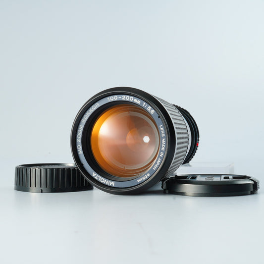 MINOLTA MD 100-200mm F5.6 Rokkor ズームレンズ