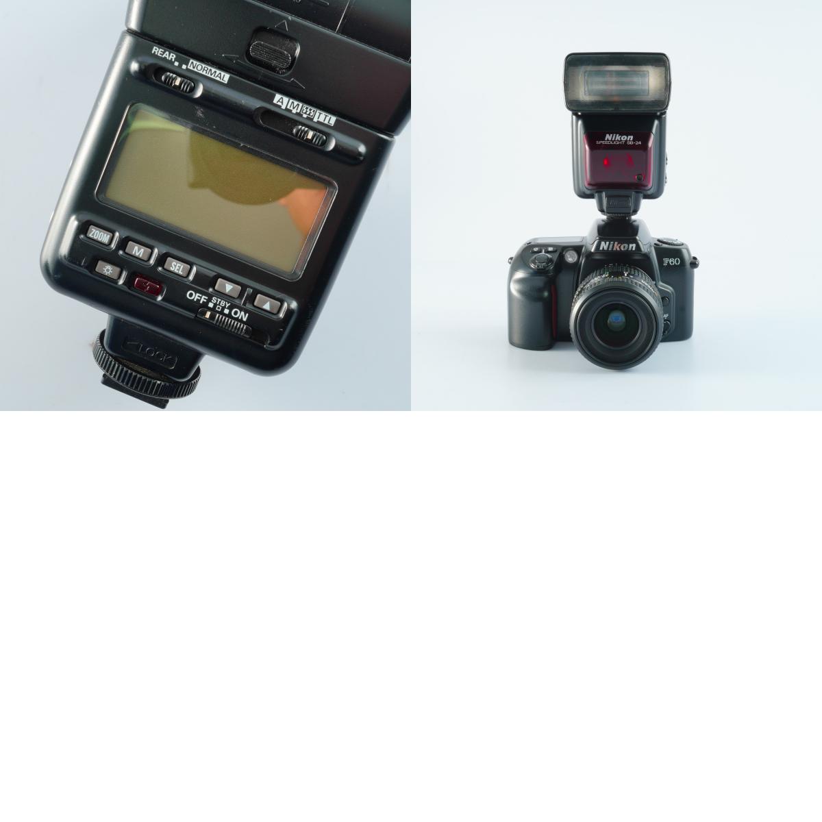 Nikon F60 (N60) + AF Nikkor 35-80mm F/4-5.6D + SB-24 AF Film-Spiegelreflexkamera