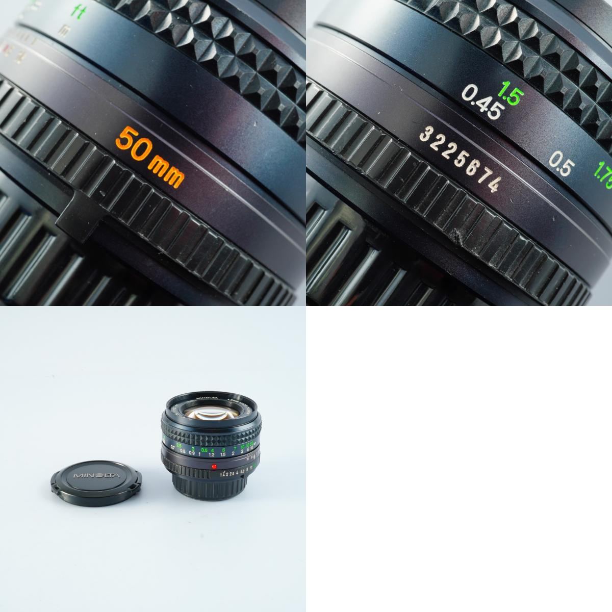 MINOLTA MD Rokkor 50mm F/1.4 単焦点レンズ