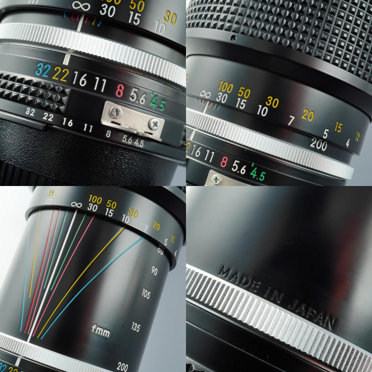 Nikon NIKKOR AI 80-200mm f4.5 ズームレンズ