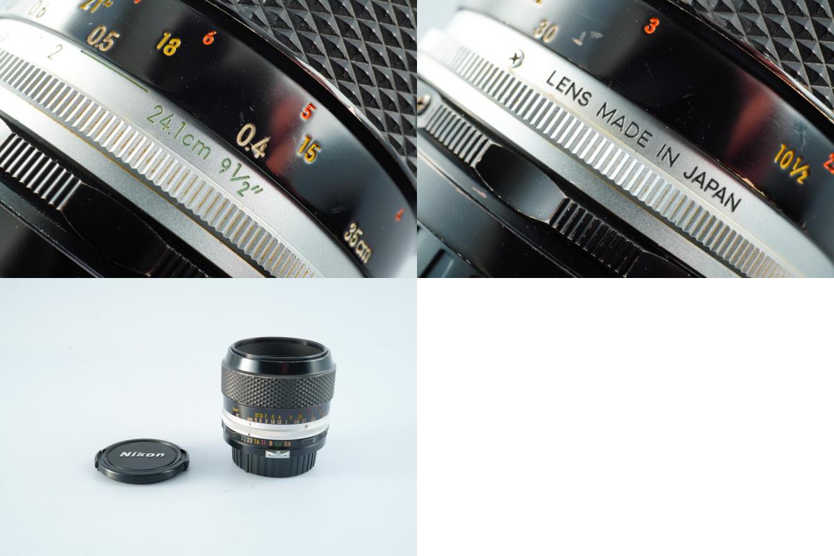 Nikon Micro-Nikkor-P.C Auto 55mm F/3.5 非Ai マクロレンズ