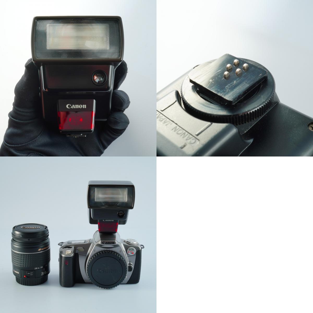 Canon EOS Kiss III L + EF 28-80mm F/3.5-5.6 Ⅴ USM + SPEEDLITE 300EZ AF フィルム一眼レフカメラ