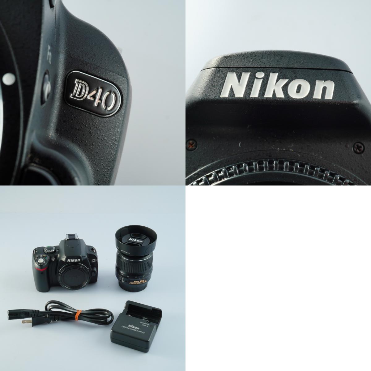 Nikon D40 +AF-S DX NIKKOR 18-55mm F/3.5-5.6 GⅡ ED デジタル一眼レフカメラ