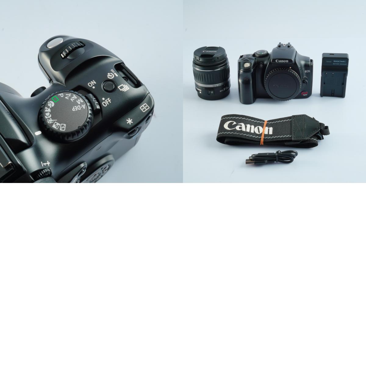Canon EOS Kiss Digital N + EF-S 18-55mm F/3.5-5.6 Ⅱ USM デジタル一眼レフカメラ