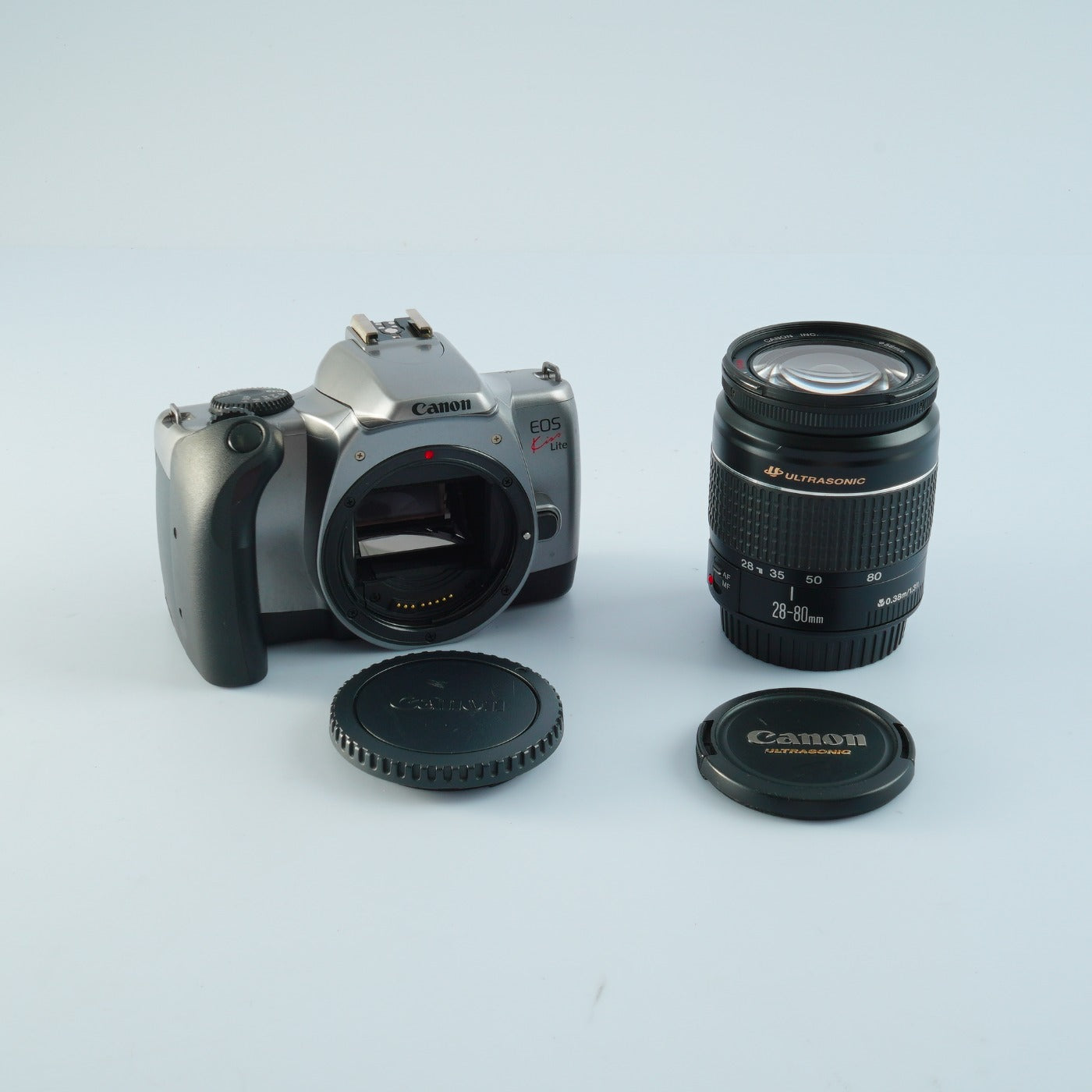 Canon EOS Kiss Lite (Rebel K2) + EF 28-80mm F/3.5-5.6 V USM AF フィルム一眼レフカメラ