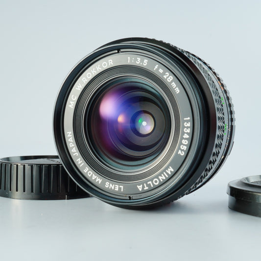 MINOLTA MC W.ROKKOR 28mm F/3.5 単焦点レンズ