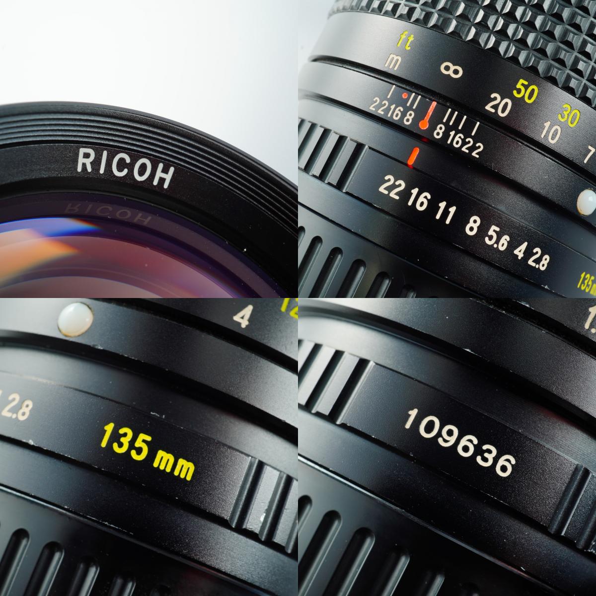 Ricoh XR Rikenon 135mm F/2.8 (Pentax K用) 単焦点レンズ