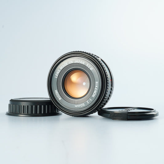 Ricoh Rikenon 50mm F/2 (Pentax K用) 単焦点レンズ