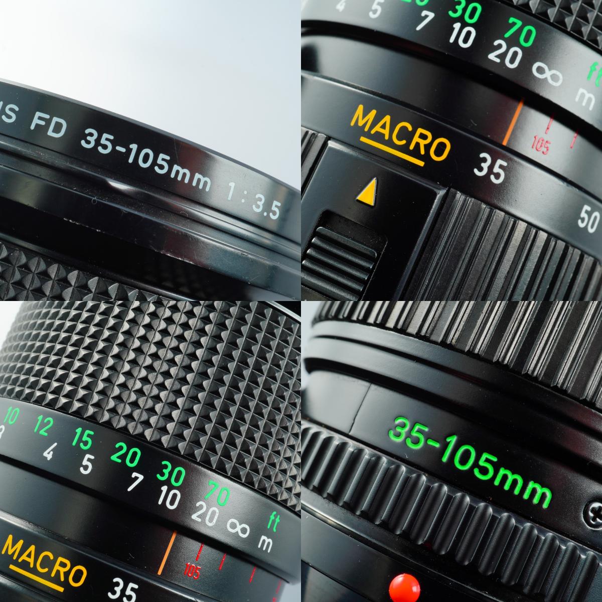 Canon New FD 35-105mm F/3.5 ズームレンズ