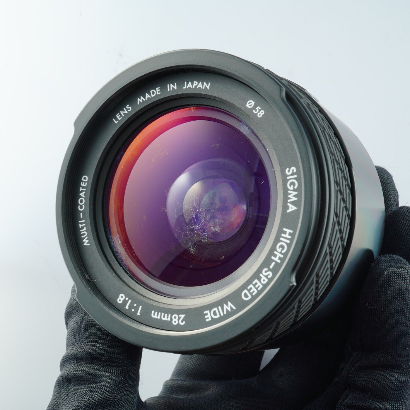 【ジャンク】 SIGMA HIGH-SPEED Wide 28mm F/1.8 ASPH MULTI-COATED (Sony A用) 単焦点レンズ