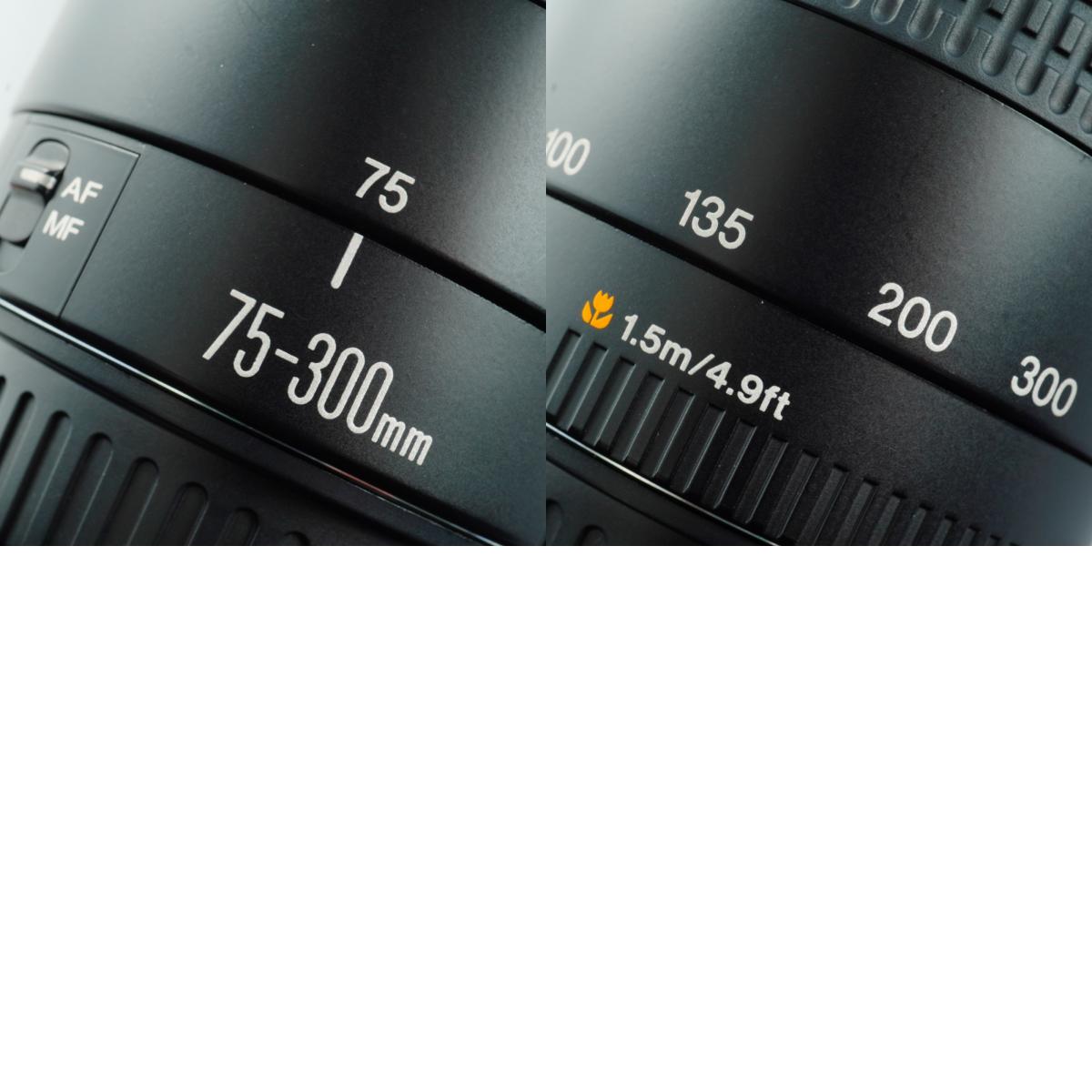 【ジャンク】 Canon EF 75-300mm F/4-5.6 Ⅱ USM ズームレンズ