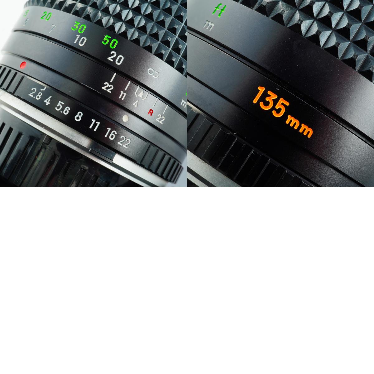 MINOLTA MC Tele Rokkor PF 135mm F/2.8 単焦点レンズ