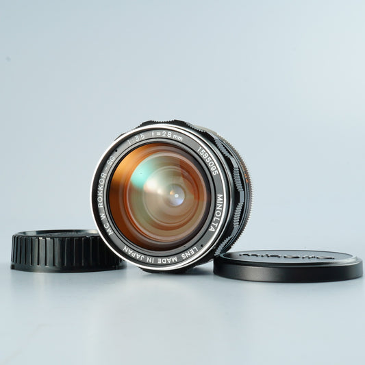 MINOLTA MC W.ROKKOR-SG 28mm F/3.5 単焦点レンズ