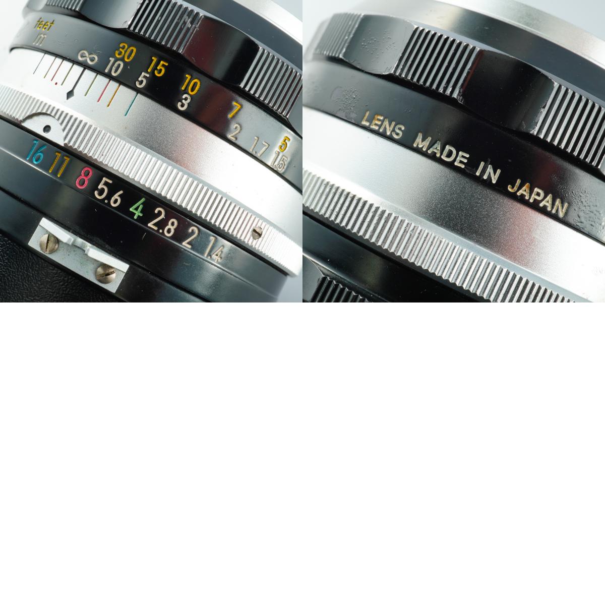 Nikon NIKKOR-S Auto 50mm F/1.4 非Ai 単焦点レンズ