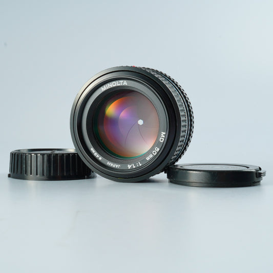 MINOLTA New MD 50mm F/1.4 単焦点レンズ