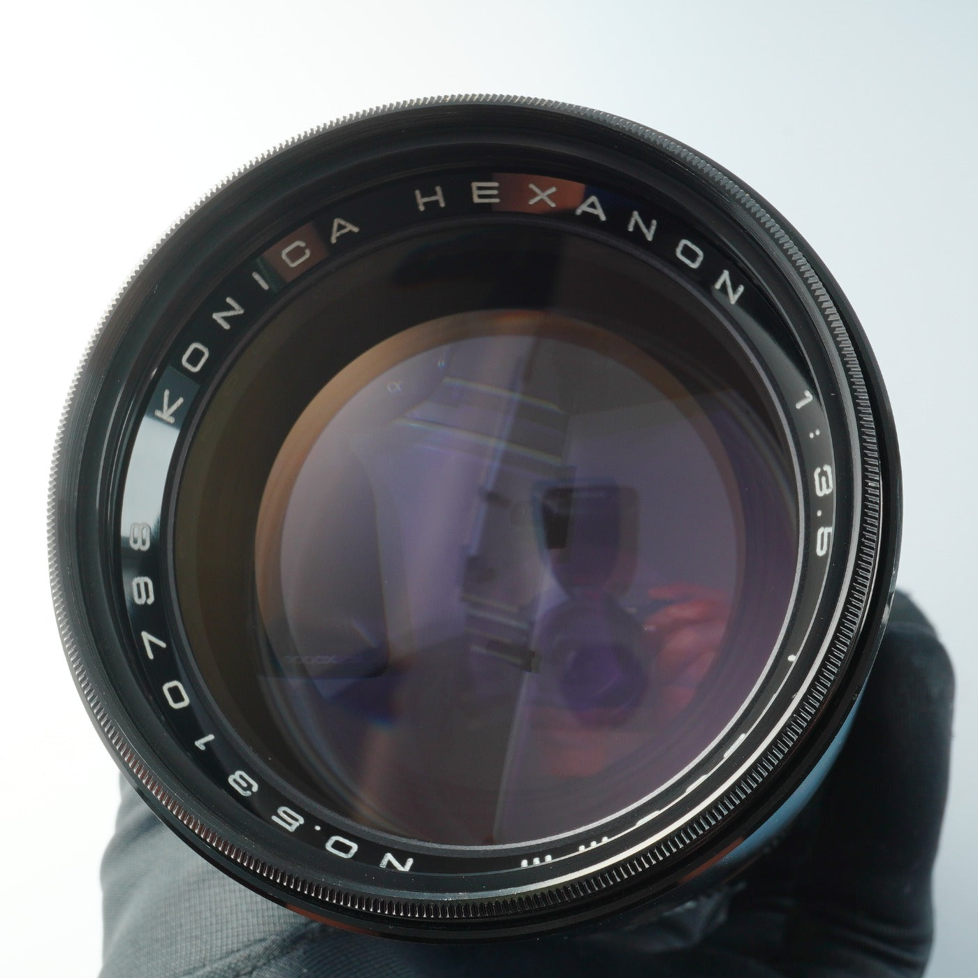 Konica Hexanon 200mm f/3.5 単焦点レンズ