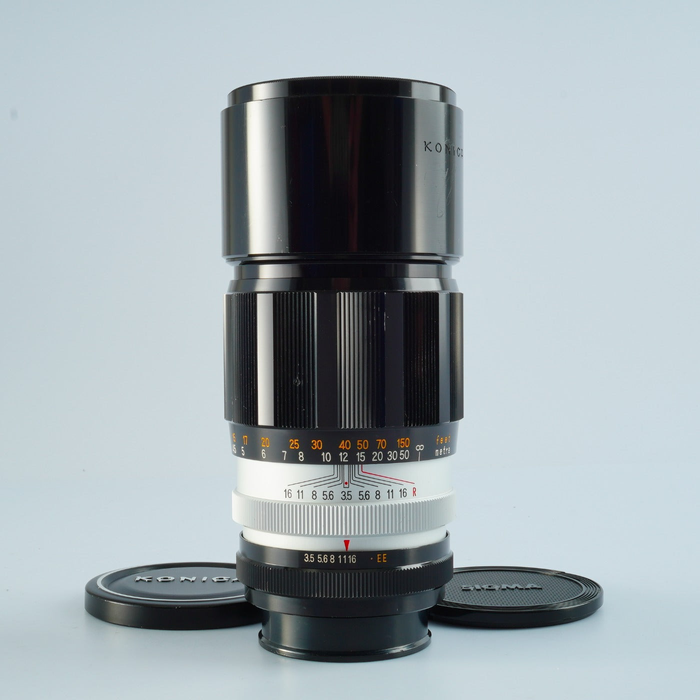 Konica Hexanon 200mm f/3.5 単焦点レンズ