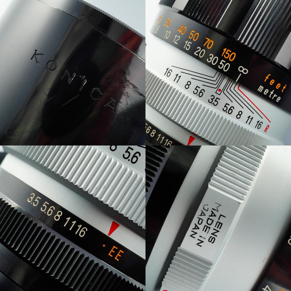 Konica Hexanon 200mm f/3.5 単焦点レンズ