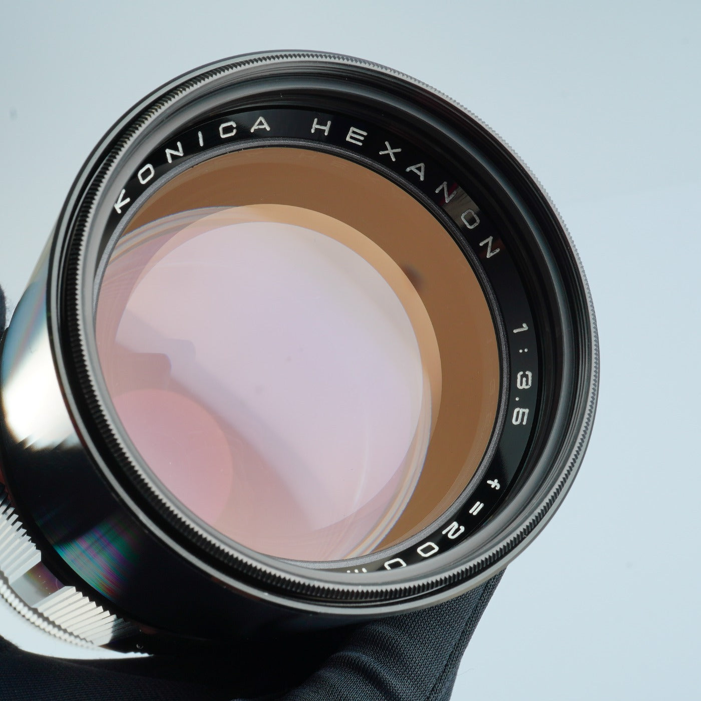 Konica Hexanon 200mm f/3.5 単焦点レンズ