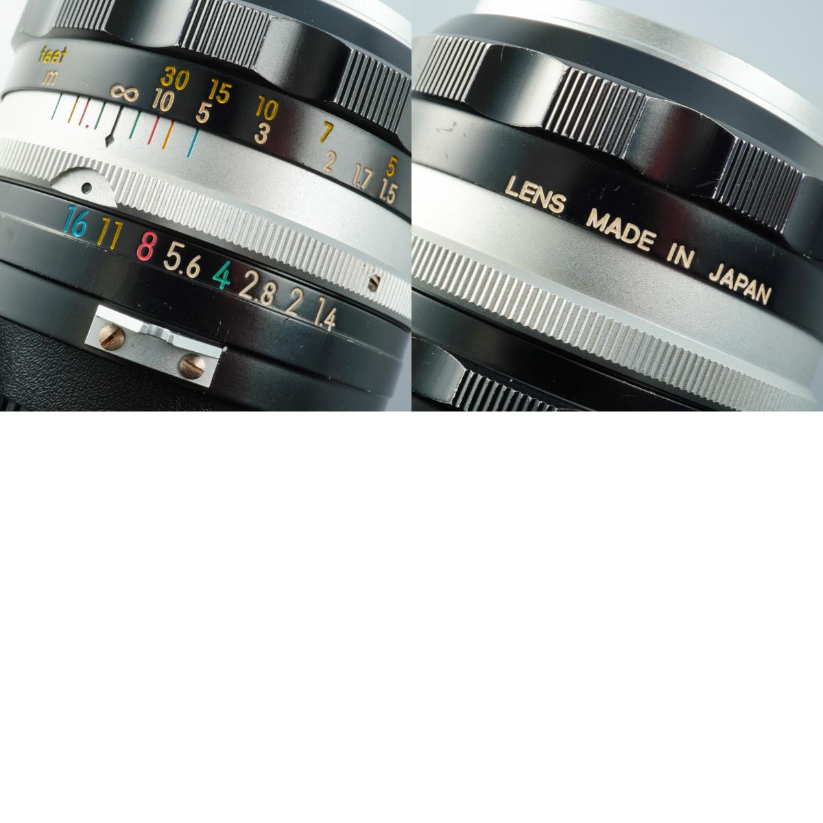 Nikon Nikkor-S AUTO 50mm F/1.4 非Ai Nippon Kougaku 単焦点レンズ