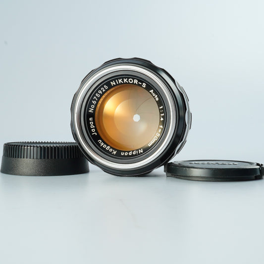 Nikon Nikkor-S AUTO 50mm F/1.4 非Ai Nippon Kougaku 単焦点レンズ