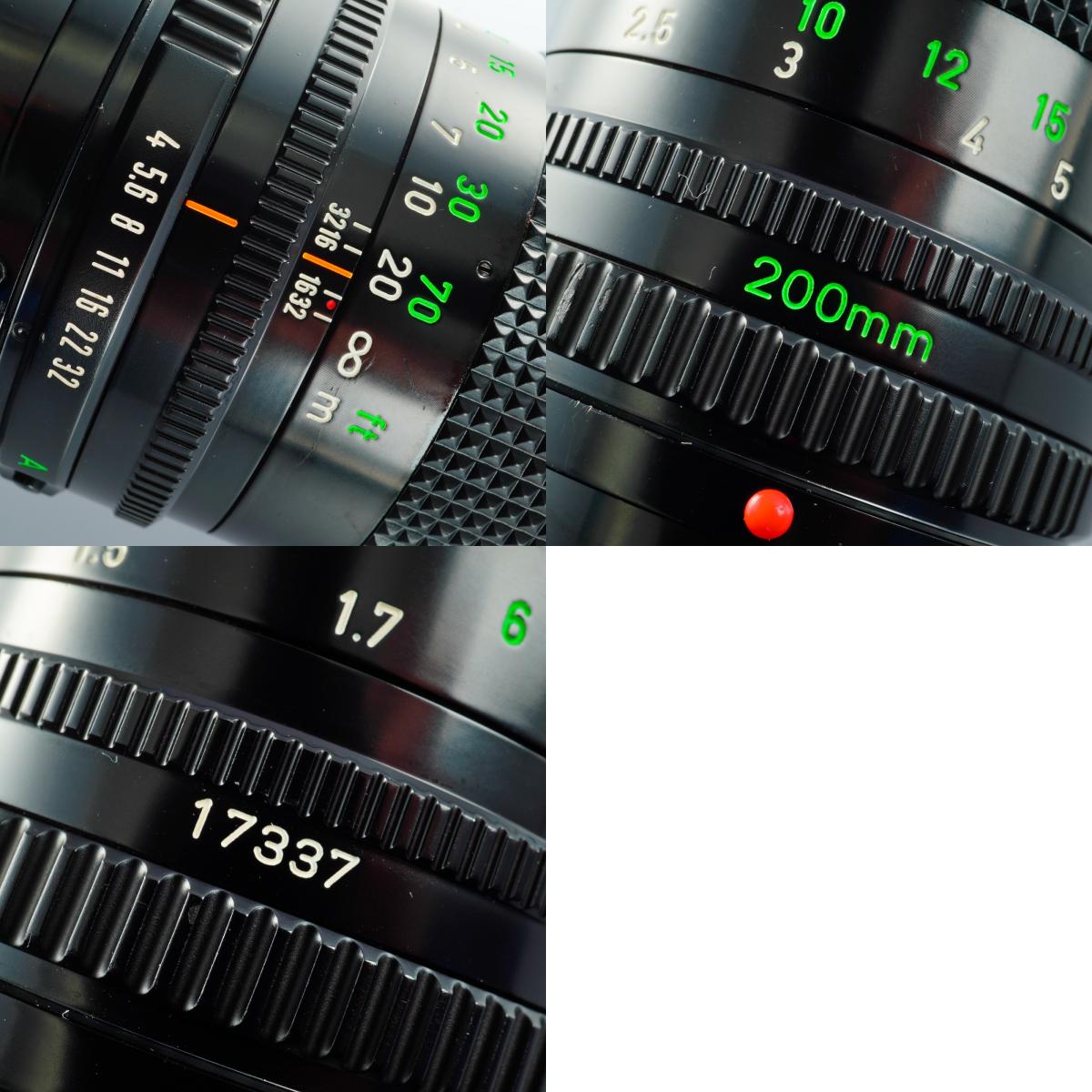 Canon FD 200mm F/4 単焦点レンズ
