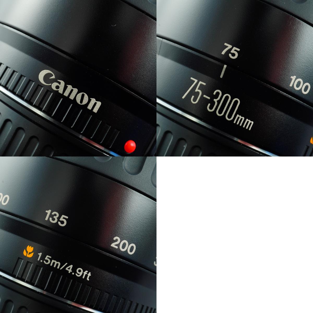 【ジャンク】 Canon EF 75-300mm F/4-5.6 ズームレンズ