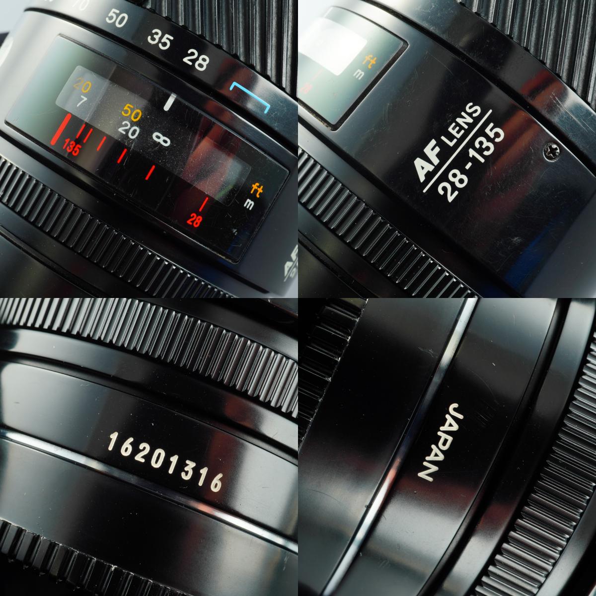 MINOLTA AF 28-135 mm F/4-4,5 Zoomobjektiv