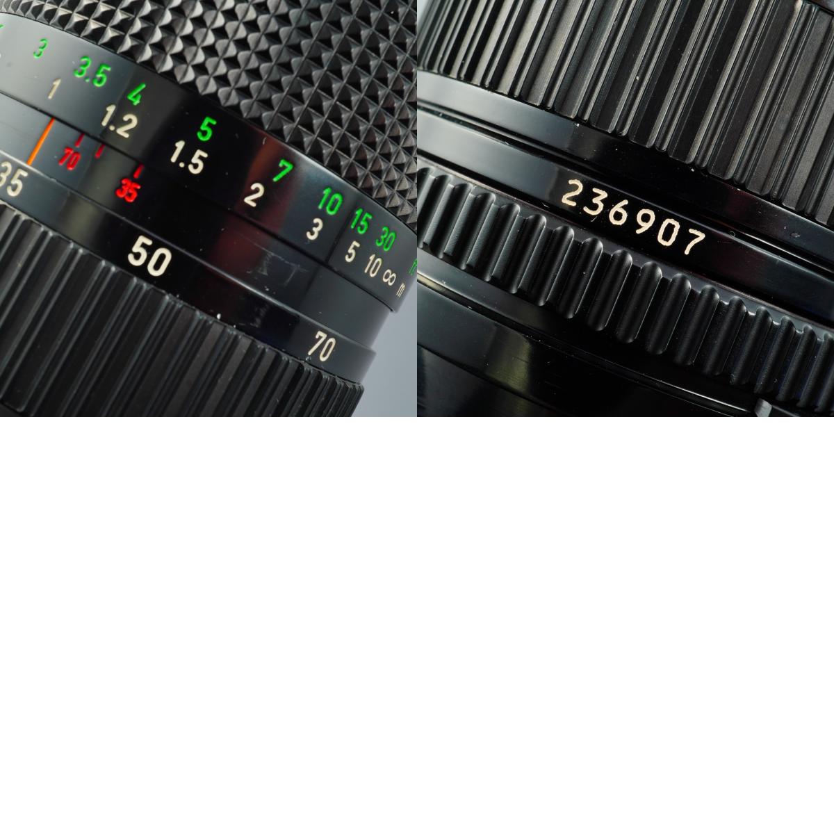 Canon FD 35-70mm F/4 ズームレンズ