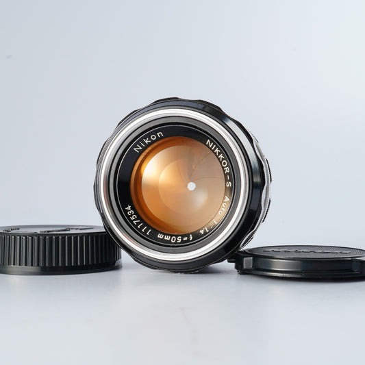 Nikon Nikkor-S AUTO 非Ai MF 50mm f/1.4 単焦点レンズ