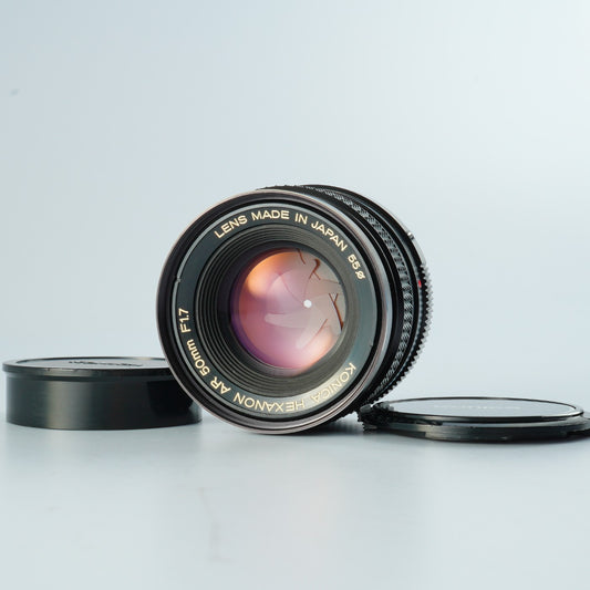 Konica Hexanon AR 50mm f/1.7 単焦点レンズ