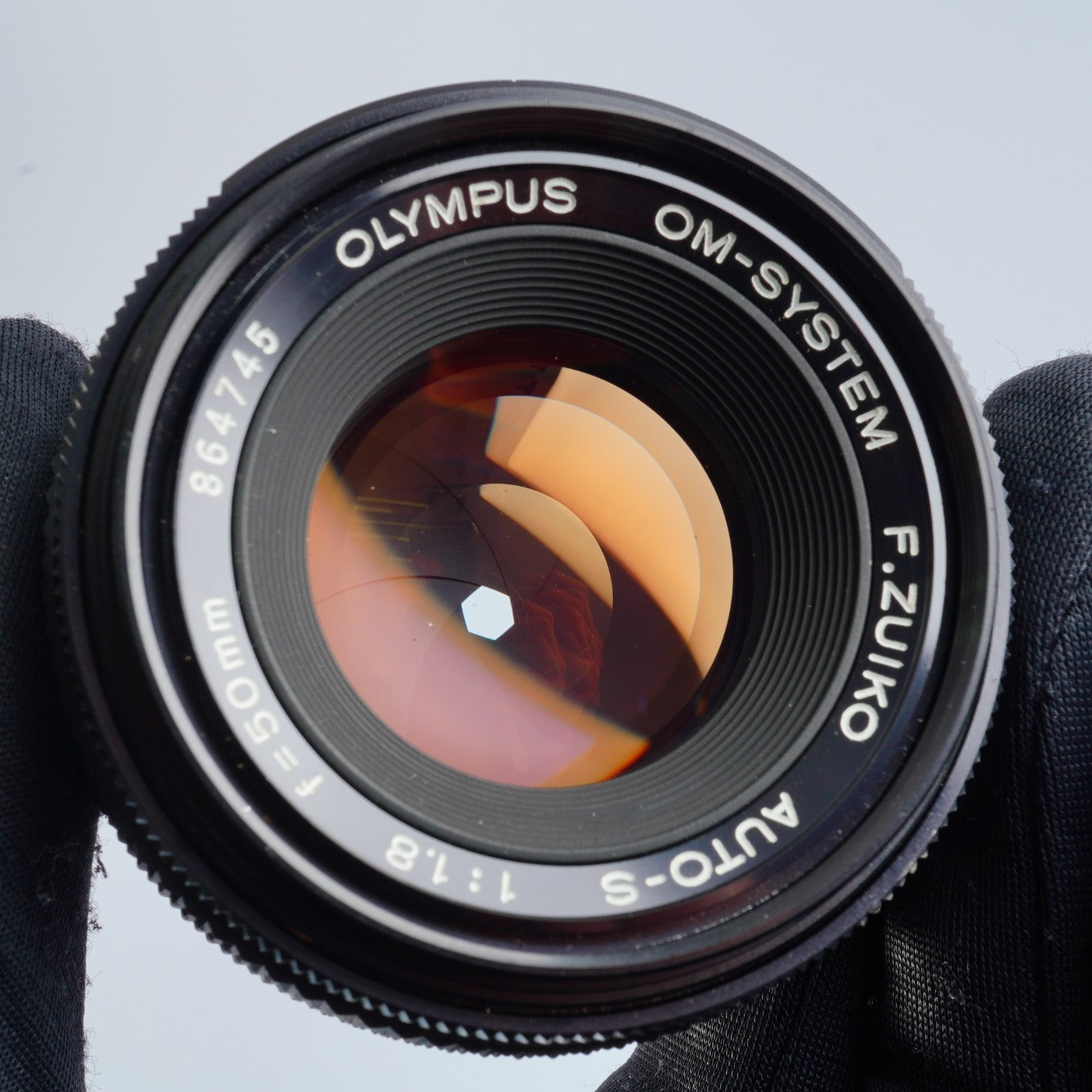 OLYMPUS OM-SYSTEM F.Zuko AUTO-S 50mm F/1.8 単焦点レンズ