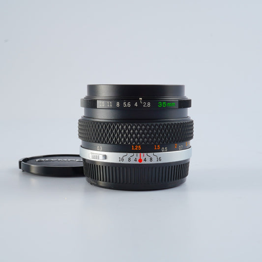 OLYMPUS OM-System Zuiko Auto w 35mm F/2.8 単焦点レンズ