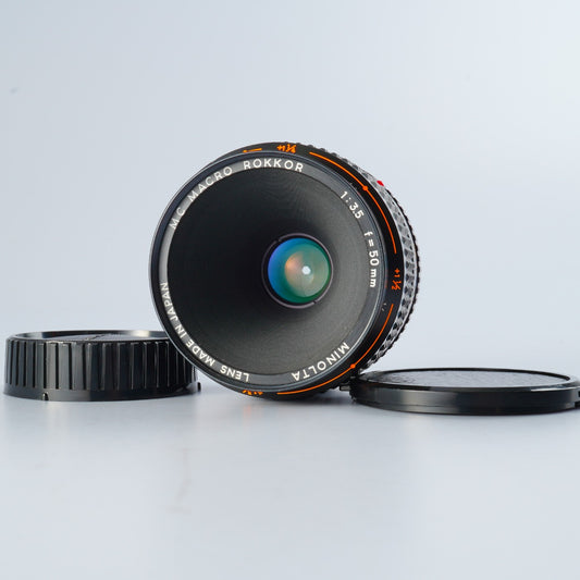 MINOLTA MC Macro Rokkor 50mm F/3.5 単焦点レンズ