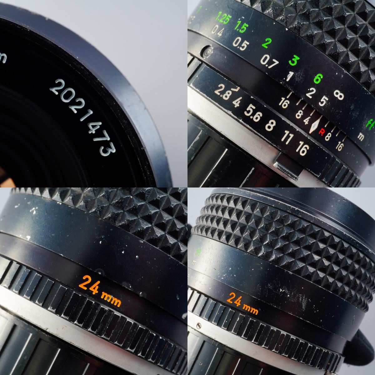 MINOLTA MC W.Rokkor SI 24mm F/2.8 単焦点レンズ