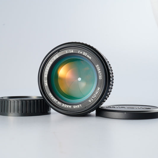 MINOLTA MC Rokkor-PG 50mm f/1.4 単焦点レンズ