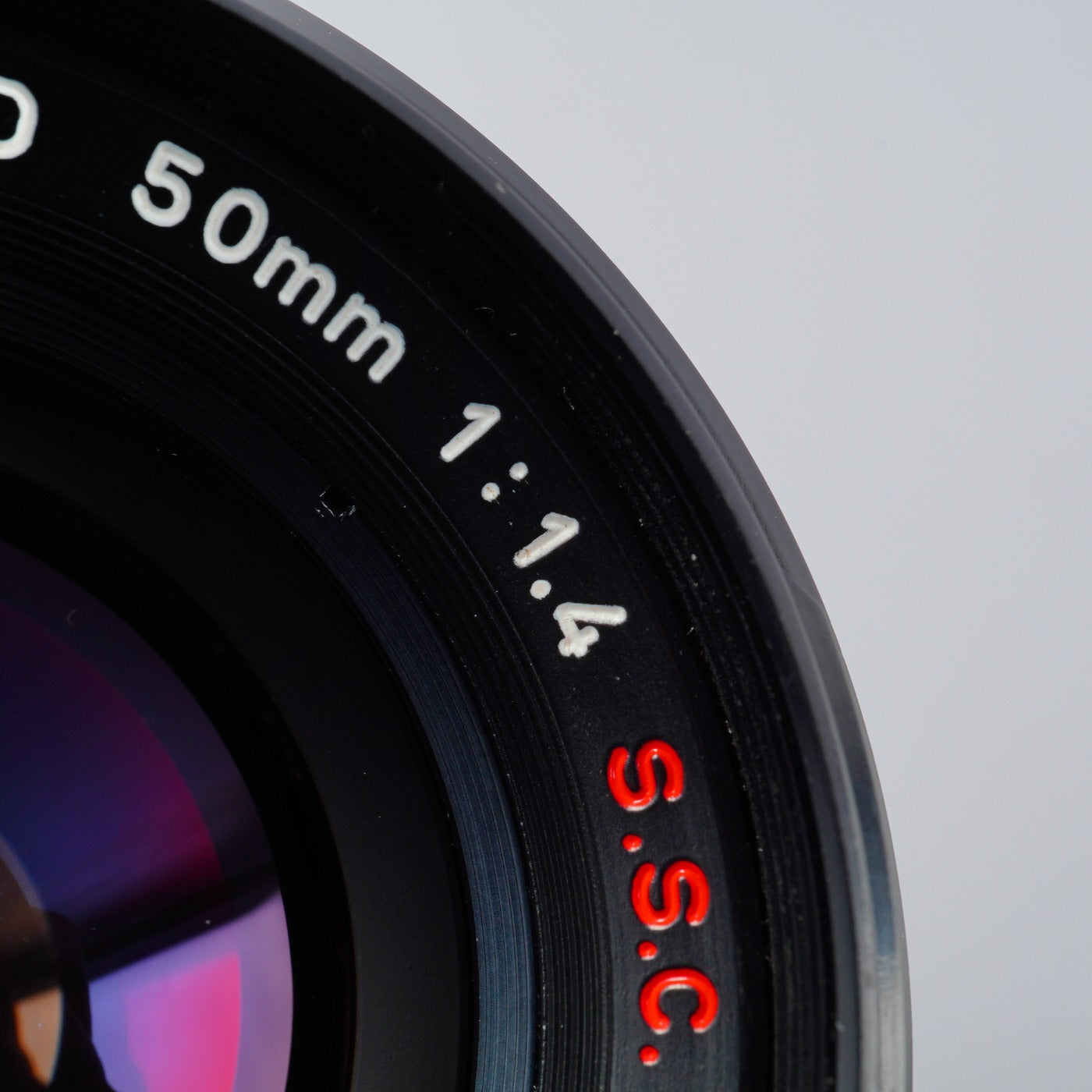 Canon FD 50mm f/1.4 S.S.C "O" 単焦点レンズ