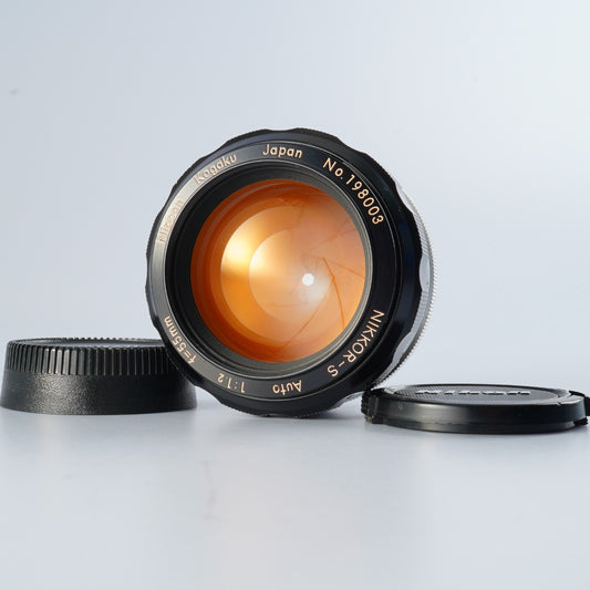 【ジャンク】 Nikon Nikkor-S Auto 55mm f1.2 非Ai 単焦点レンズ