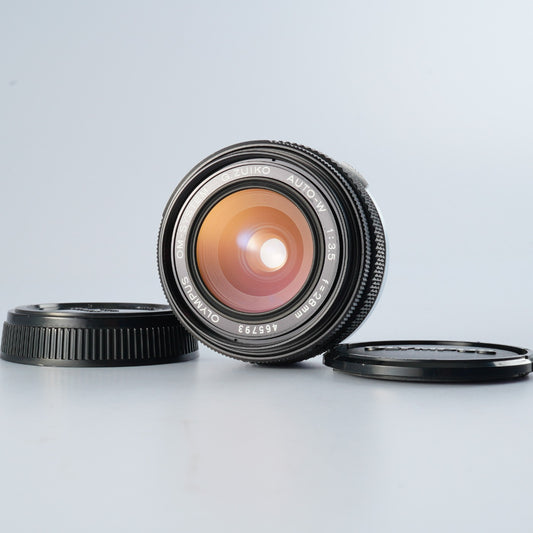 OLYMPUS OM-System G.Zuiko Auto-W 28mm F/3.5 単焦点レンズ