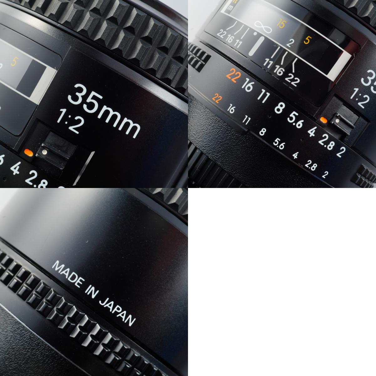 Nikon AF Nikkor 35mm F/2 単焦点レンズ