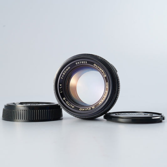 【ジャンク】 OLYMPUS OM-System G.Zuiko auto-s 50mm F/1.4 単焦点レンズ