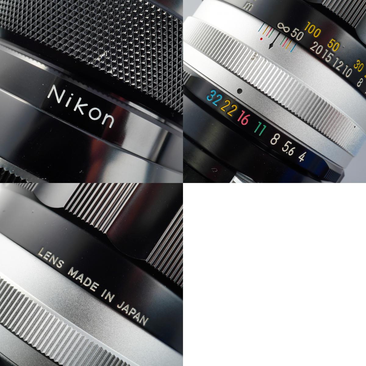 Nikon Nikkor-Q C Auto 200mm f/4 非Ai 単焦点レンズ