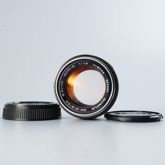 【ジャンク】 OLYMPUS OM-System G.Zuiko auto-s 50mm F/1.4 単焦点レンズ
