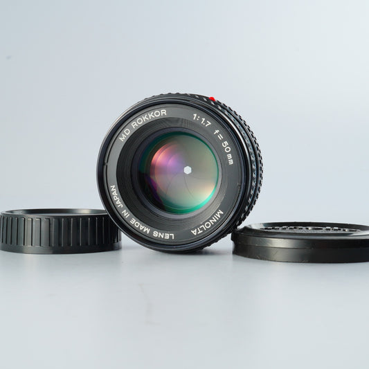 MINOLTA MD ROKKOR 50mm F/1.7 単焦点レンズ