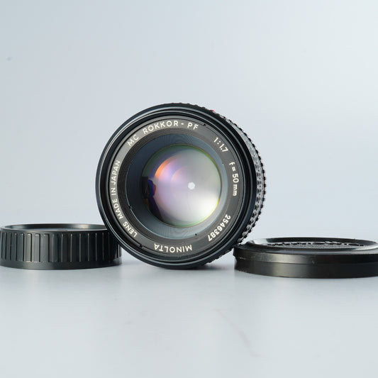 MINOLTA MC Rokkor-PF 50mm F/1.7 単焦点レンズ