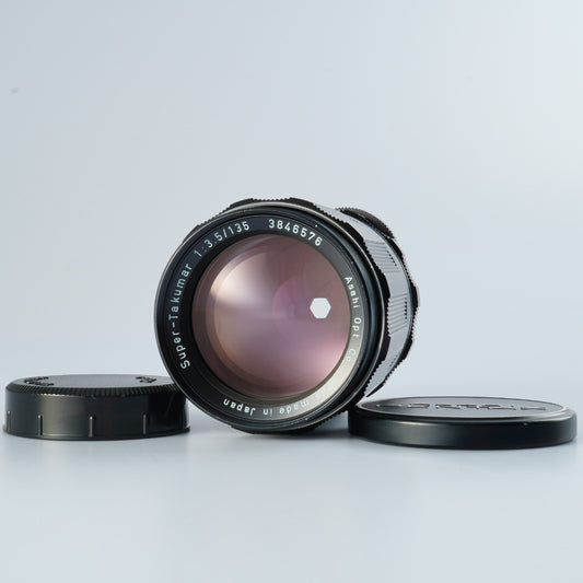 PENTAX SMC Takumar 55mm F/1.8 & Pentax Super Takumar 135mm F/3.5 (M42用) 単焦点レンズ