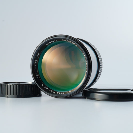 MINOLTA MC Tele Rokkor 200mm f/3.5 単焦点レンズ