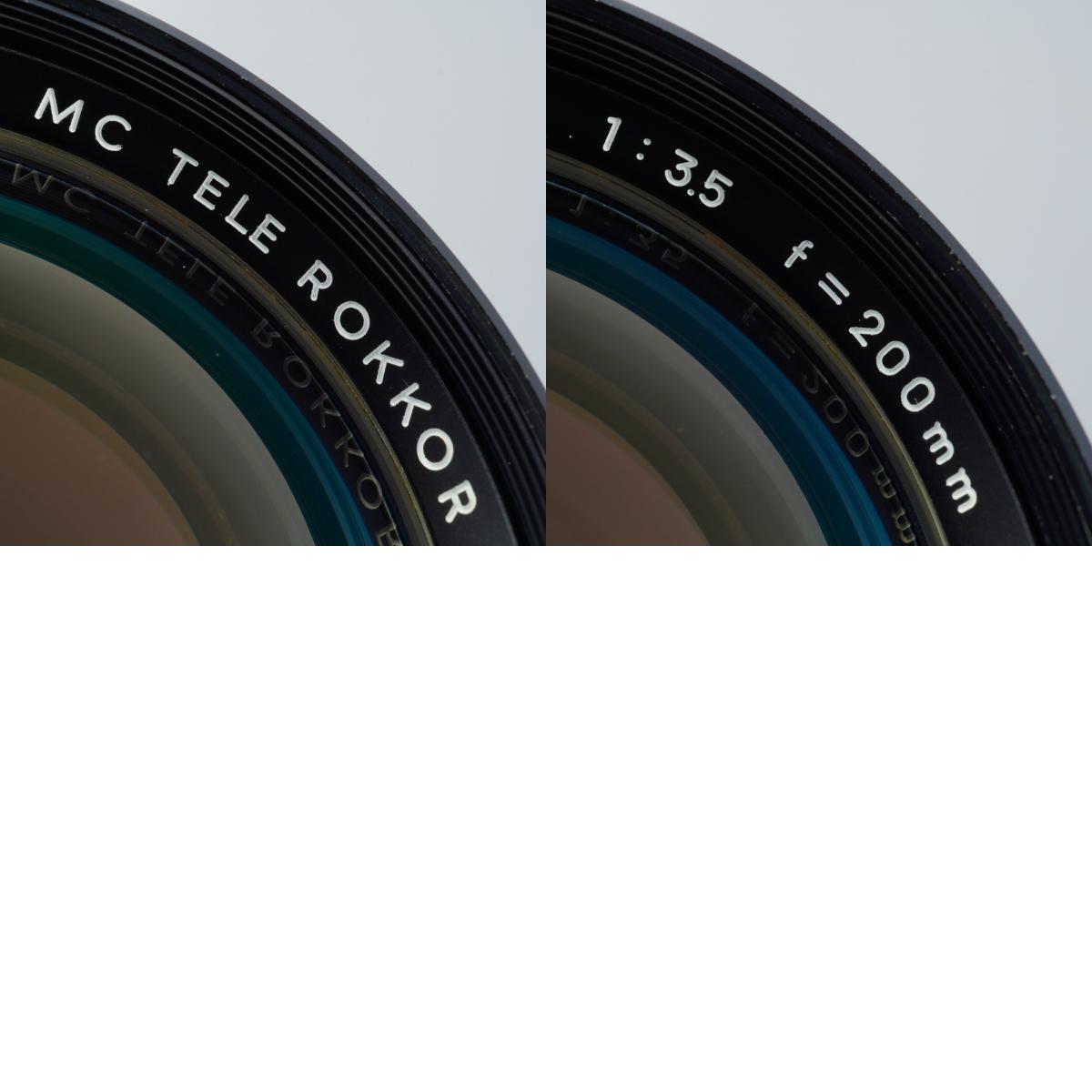 MINOLTA MC Tele Rokkor 200mm f/3.5 単焦点レンズ
